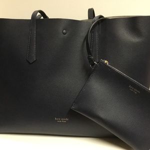 Kate Spade Navy Blue Tote Bag